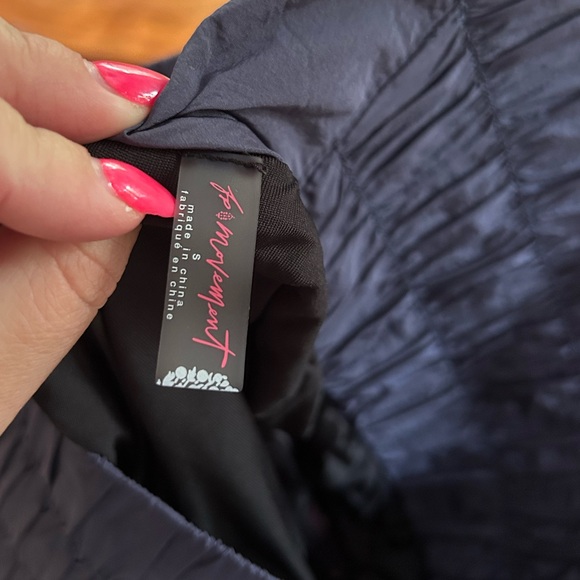 Free People Movement Womens  Blue Running Lined Windbreaker High Rise Shorts - Picture 6 of 8